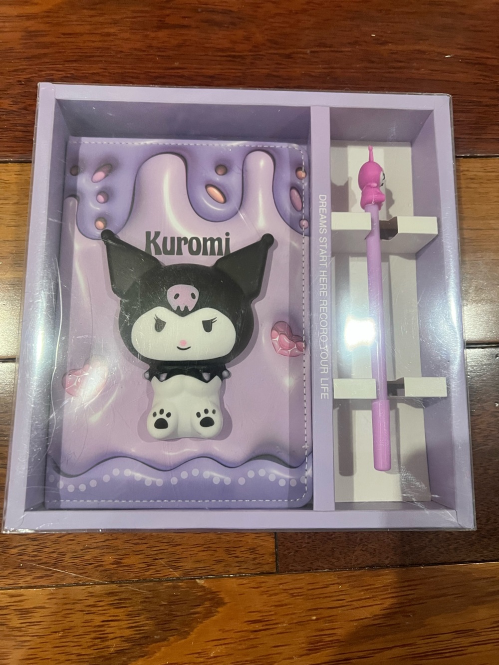 Kuromi Style Journal and Pen Set